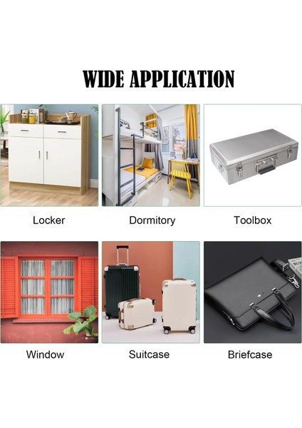 10 Haneli Kombinasyon Asma Kilit, Basma Düğmesi Kilidi Kırmızı, Okul Dolabı, Spor Salonu, Kasa, Çit Kapısı, Çekmece ve Araç Kutusu Için Çinko Alaşımlı Bagaj Asma Kilit 1 Adet (Yurt Dışından) modelleri