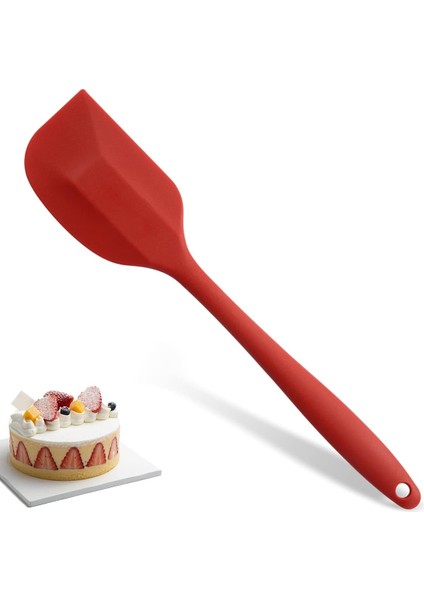 10.83 Inç 600 ° F Kırmızı Spatula Silikon Isıya Dayanıklı, Pişirme Için Mutfak Silikon Spatula, Kek Gözleme Pişirme Için Bulaşık Makinesinde Yıkanabilir Kauçuk Spatula (Yurt Dışından)