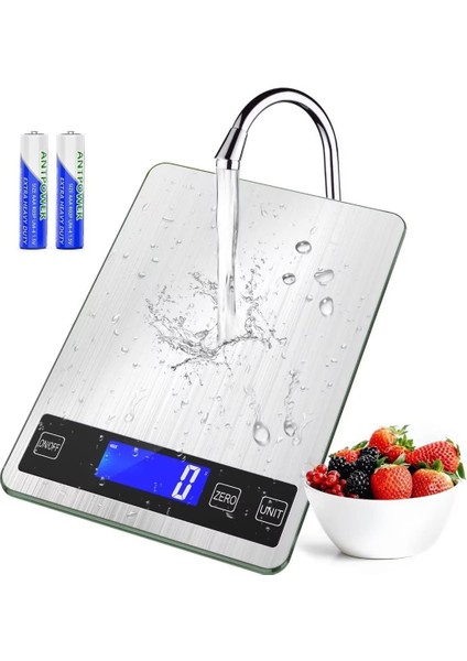 'cooking Master' Dijital Gıda Mutfak Terazisi, 22 Lb Ağırlık Çok Fonksiyonlu Terazi Pişirme Pişirme Için Gram ve Ons Cinsinden Ölçüler, 1 G/0,1 Oz Hassas Derecelendirme, Paslanmaz (Yurt Dışından)