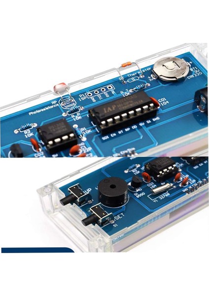 1 Adet Renkli Dijital Saat Kitleri LED Konuşan Saat Dıy Kiti Bileşen Kiti Elektronik Saat Kaynak Deneyi (Renkli) (Yurt Dışından) modelleri