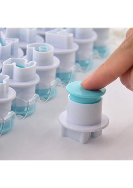 Fondan Alfabe Çerez Kesiciler Küçük Harf Çikolata Kalıpları Kurabiye Damgası Impress Embosser Bisküvi Kalıp Dıy Şeker Piston Dekorasyon Kek Araçları (A) (Yurt Dışından) fiyatları