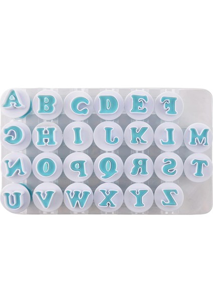 Fondan Alfabe Çerez Kesiciler Küçük Harf Çikolata Kalıpları Kurabiye Damgası Impress Embosser Bisküvi Kalıp Dıy Şeker Piston Dekorasyon Kek Araçları (A) (Yurt Dışından) fırsatları