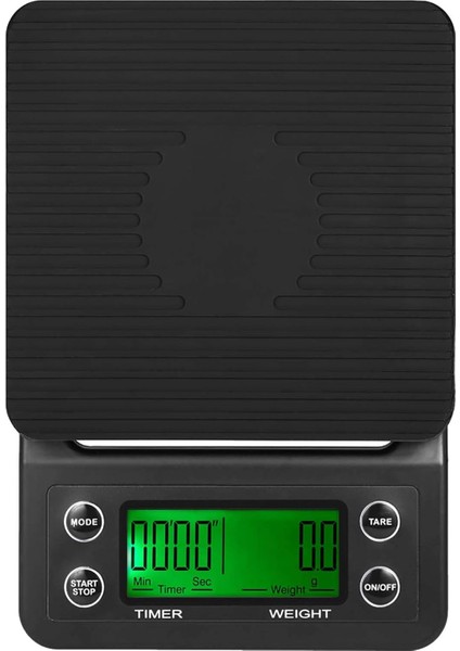 Dijital Mutfak Terazisi Gıda Terazisi Kahve Terazisi Zamanlayıcı ve Dara ile 3kg/0.1g Büyük LCD ile Doğru Elektrikli Mutfak Terazisi 5 Adet (Yurt Dışından)