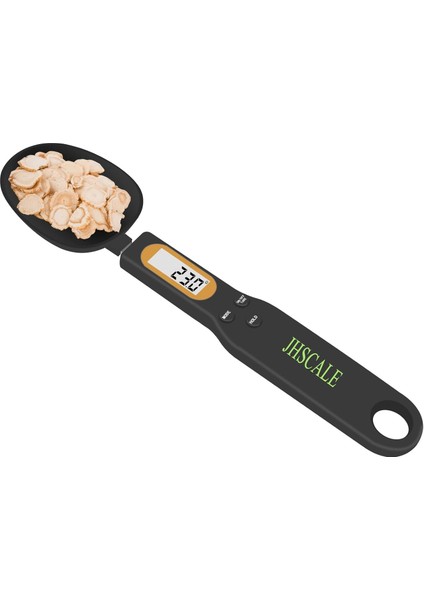 Kaşık Terazisi, Gram ve Oz Için 500G/0.1G Tartım Elektronik Gıda Terazisi, Kahve Gücü, Hap, Çay, Un, Yağ, Pişirme Için Saplı ve Ağızlı Dijital Mutfak Terazisi (Siyah) (Yurt Dışından)
