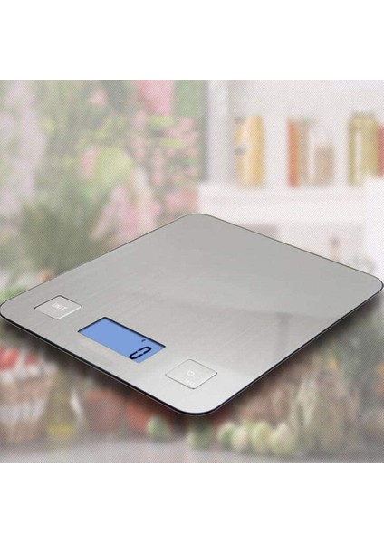 5kg Paslanmaz Çelik Dijital Mutfak Gıda Terazisi Su Geçirmez Elektronik Tartı Pişirme Tartı Gıda Takı Ölçeği Tartı Araçları (Yurt Dışından)