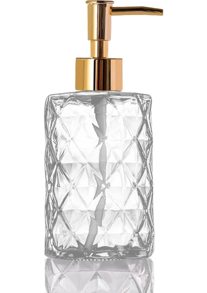 Cam Sabunluk, Uçucu Yağlar, Losyonlar, Sıvı Sabunlar, Bulaşık Deterjanı (12 Oz Şeffaf) Için Pompalı Kristal Doldurulabilir Yıkama El Sıvı Şeffaf Cam Şişe (Yurt Dışından)