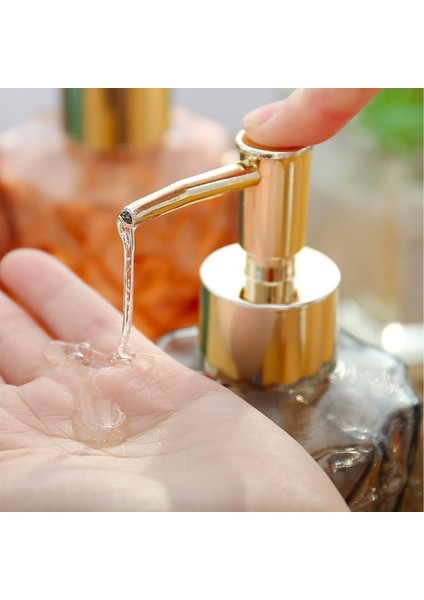 Cam Sabunluk, Uçucu Yağlar, Losyonlar, Sıvı Sabunlar, Bulaşık Deterjanı (12 Oz Şeffaf) Için Pompalı Kristal Doldurulabilir Yıkama El Sıvı Şeffaf Cam Şişe (Yurt Dışından) fiyatları