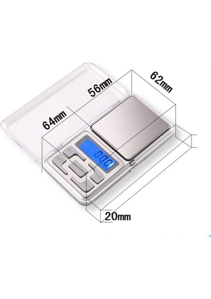 Dijital Cep Terazisi Taşınabilir, 200G/0.01G Mini Takı Terazisi, Pcs Sayma Küçük Dijital Terazi, Mutfak Terazisi Ağırlık Gram Oz, Dara Fonksiyonlu Gıda Terazisi (Yurt Dışından)