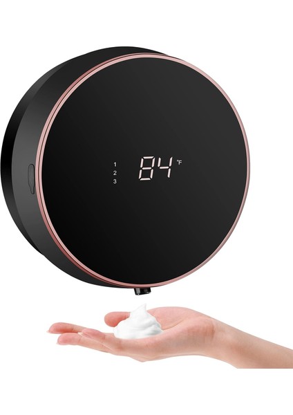 Otomatik Sabunluk Köpük El Serbest Duvara Monte Köpük Duvar, Banyo, Mutfak, Ticari Için Şarj Edilebilir, Temassız ve Akıllı Elektrikli Dağıtıcı (Yurt Dışından)