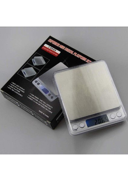 LCD Dijital Ölçeği 3 kg 0.1g Elektronik Tartı Mini Hassas Gram Ağırlık Dengesi Ölçeği Mutfak Için (Yurt Dışından)