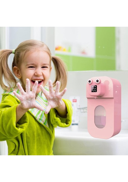 Otomatik Sabunluk, Çocuklar Için Şarj Edilebilir Temassız Köpüklü Sabunluk, Banyo, Mutfak Için Yükseltilmiş Ayarlanabilir El Dezenfektanı Dispenseri (Yurt Dışından) fırsatları