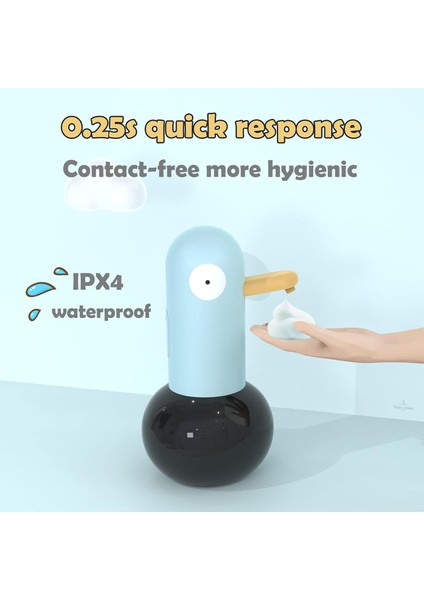Otomatik Köpük, Sevimli Ördek Şarj Edilebilir Fotoselli El Sabunluk Banyo Mutfak Tezgahı Için, Dokunmatik Ücretsiz Köpük Sabunluk, 400 ml (Yurt Dışından) fiyatları