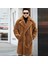 Özel Tasarım Twillastar %100 Yün Peluş Şık Business Uzun Erkek Luxury Kaban 1