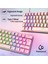 Blue Switch Mekanik Mini 62 Tuşlu Rgb Gaming Oyuncu Klavyesi - Pembe 2