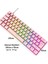 Blue Switch Mekanik Mini 62 Tuşlu Rgb Gaming Oyuncu Klavyesi - Pembe 5
