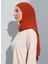 ST103-BONELİ Şifon Oval Eşarp 32 Kiremit - Kiremit - Ecardin 2