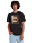 Siyah Erkek Bisiklet Yaka T-Shirt TB0A663S0011_SS Logo Graphıc Tee 1