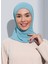 ST103-BONELİ Şifon Oval Eşarp 45 Mint - Mint Yeşili - Ecardin 3