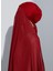 ST103-BONELİ Şifon Oval Eşarp 06 Bordo - Bordo- Ecardin 3