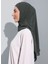 ST103-BONELİ Şifon Oval Eşarp 26 Haki - Haki- Ecardin 4