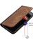 Uyumlu iPhone 13 Pro Max Askılı ve Stand Fonksiyonlu Cüzdan Kapaklı Kılıf Pu Deri Kart Tutucu (Yurt Dışından) 4