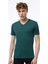 Erkek Bordo Mavi Yeşil 3 Lü Paket V Yaka İnce Modal Tshirt 3M085 4