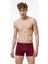 Erkek Bordo 5 Li Pamuk Elastan Boxer 5M074 2