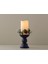 Yılbaşı Candlestick Ledli Mum 9,7 x 9,7 x 26,5 cm Siyah 1
