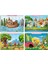 Notpa Çocuklar Için Eğitici ve Öğretici Ahşap 24 Parça Renkli Puzzle Kaşif Çocuklar 4lü Set 15 2