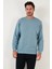Pamuklu Bisiklet Yaka Regular Fit Basic Sweat Erkek Sweat 5905521 4