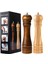 Ahşap Baharat Tuz Öğütücü Değirmen Tuzluk Baharatlık 21 cm 2'li Set 1