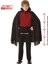 Halloween Siyah Renk 90 cm Yakalı Drakula Vampir Pelerini Çocuk Boy 6-10 Yaş 2