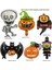 Halloween Temalı Şekilli Süpershape Folyo Balon 6 Adet 40 cm 1