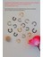 Sacce Scarves&Accessories 6 mm Siyah Mini Nokta Toplu Çelik Piercing Tragus Helix Kıkırdak Lob Daith Forward Helix 4