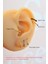 Sacce Scarves&Accessories 6 mm Siyah Mini Nokta Toplu Çelik Piercing Tragus Helix Kıkırdak Lob Daith Forward Helix 5