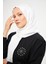Sakafashion Melisa Hasır Desenli Jakarlı Şal - Kırık Beyaz 1