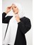 Sakafashion Melisa Hasır Desenli Jakarlı Şal - Kırık Beyaz 4