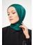 Sakafashion Hasır Desenli Jakarlı Şal - Zümrüt Yeşili 1