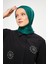 Sakafashion Hasır Desenli Jakarlı Şal - Zümrüt Yeşili 3