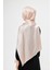 Sakafashion Jakarlı V Desenli Şal - Krem 2