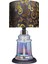 Baroque Black Glossy Shine Cam Abajur 1