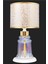 Baroque White Glossy Shine Cam Abajur 1