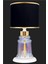 Baroque White Glossy Shine Cam Abajur 1