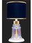 Baroque White Glossy Shine Cam Abajur 1
