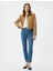 Yüksek Bel Jeans Rahat Kesim Hafif Dar Paça - Mom Jeans 2