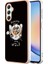 Samsung Galaxy A25 5g / A24 4g Kickstand Telefon Kılıfı Elektraplatma Tpu Kapağı (Yurt Dışından) 1