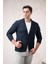 Regular Fit Torba Cepli Çizgili Düğmeli Erkek Triko Hırka 3