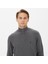 Nautıca Erkek Gri Standart Fıt Dik Yakalı Uzun Kollu Triko S37104T.00E 4