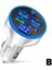 250W LED Araç Şarj Cihazı 5 Port Hızlı Şarj Pd Qc3.0 USB C Araç Telefonu Şarj Cihazı C Tipi Adaptör Arabada Iphone Samsung Huawei F5T7 (Yurt Dışından) 1