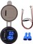 Evrensel Araba Tek Bağlantı Noktalı USB Şarj Güç Çıkışı Adaptörü 2.4A 5 V IP66 LED Dijital Voltmetre + Ampermetre + 60 cm Kablo ile (Yurt Dışından) 1